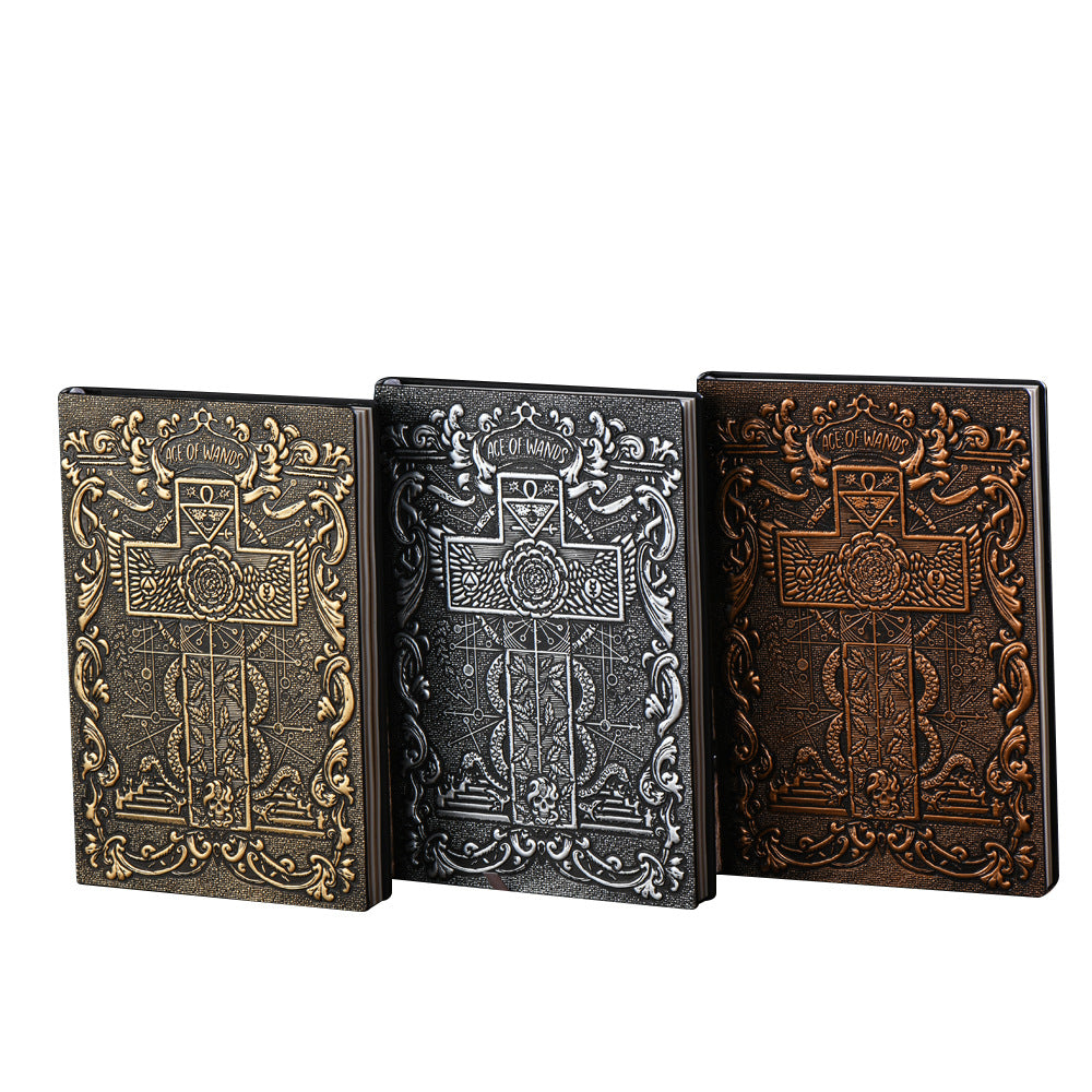 Wholesale Retro Relief Tarot PU A5 Notepad Book